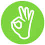 Ikona to co lubisz symbol gestu OK cechy Flexy Diety